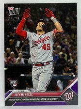 2023 Topps Now #251 Joey Meneses Washington Nationals RC Purple Parallel 05/25