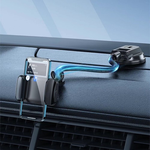 Long Vacuum Sucker Car Phone Holder For Truck Vehicles Smart Phone Stand Rack-* - Photo 3/12