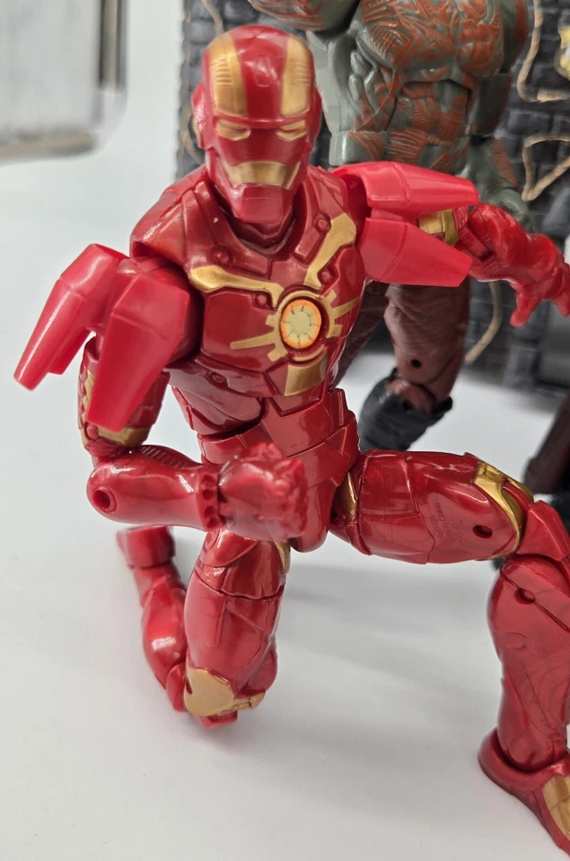 Marvel Legends Guardianes de la Galaxia Iron Man Starlord Gamora Drax Groot Rocket Foto 3 de 4