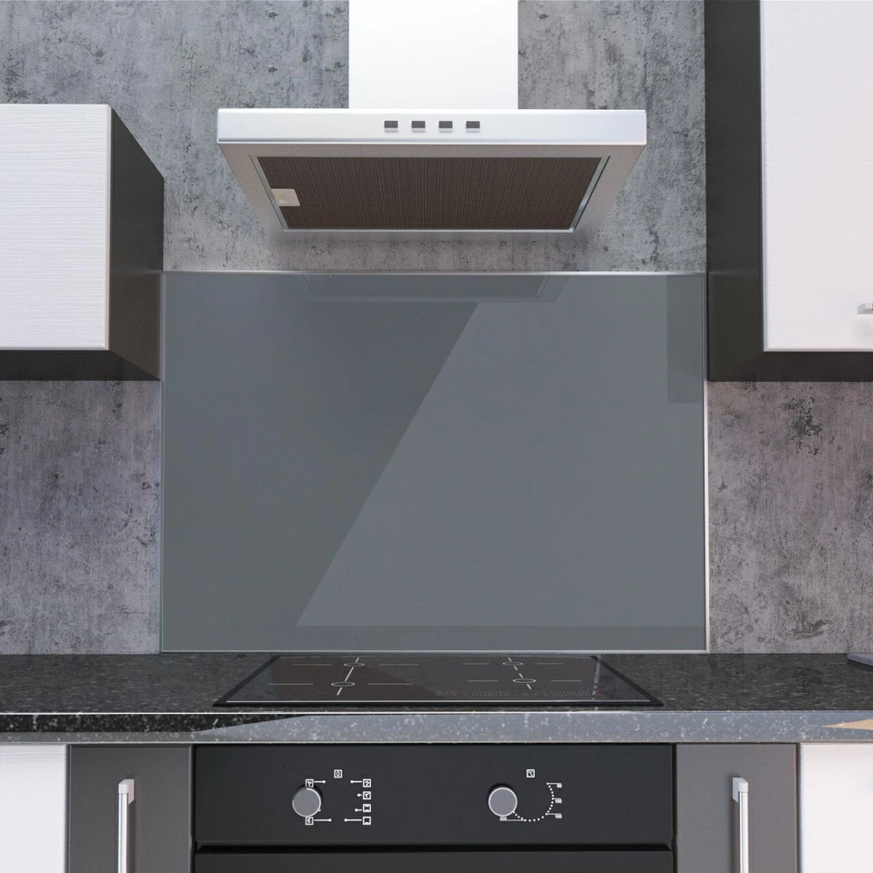 Spritzschutz Küche Küchenrückwand Küchenspiegel 3mm Aluverbund Anthrazit RAL7016