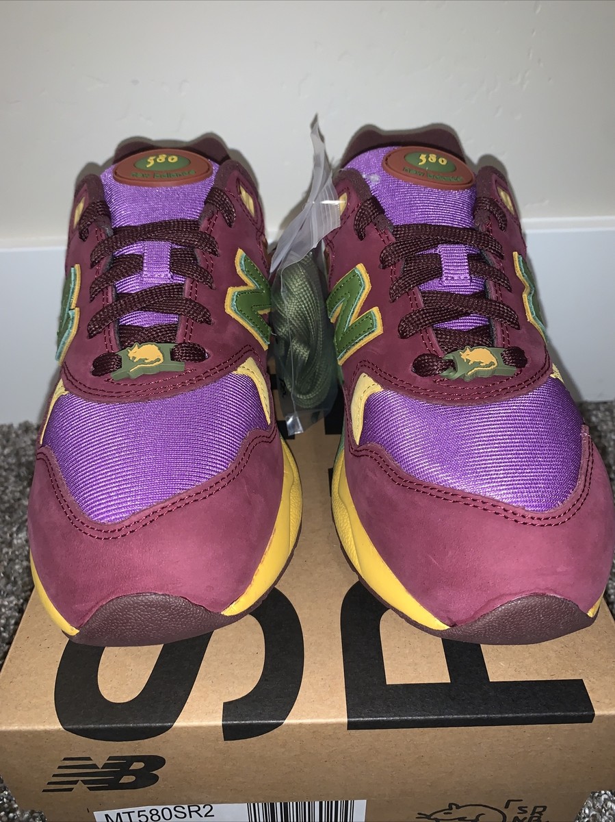 New Balance X Stray Rats 580 Men\'s Size 7 Tribute to 2007 - Burgundy Sneakers Size 10 - New Balance 580 x Stray Rats Tribute to 2007  main image 2