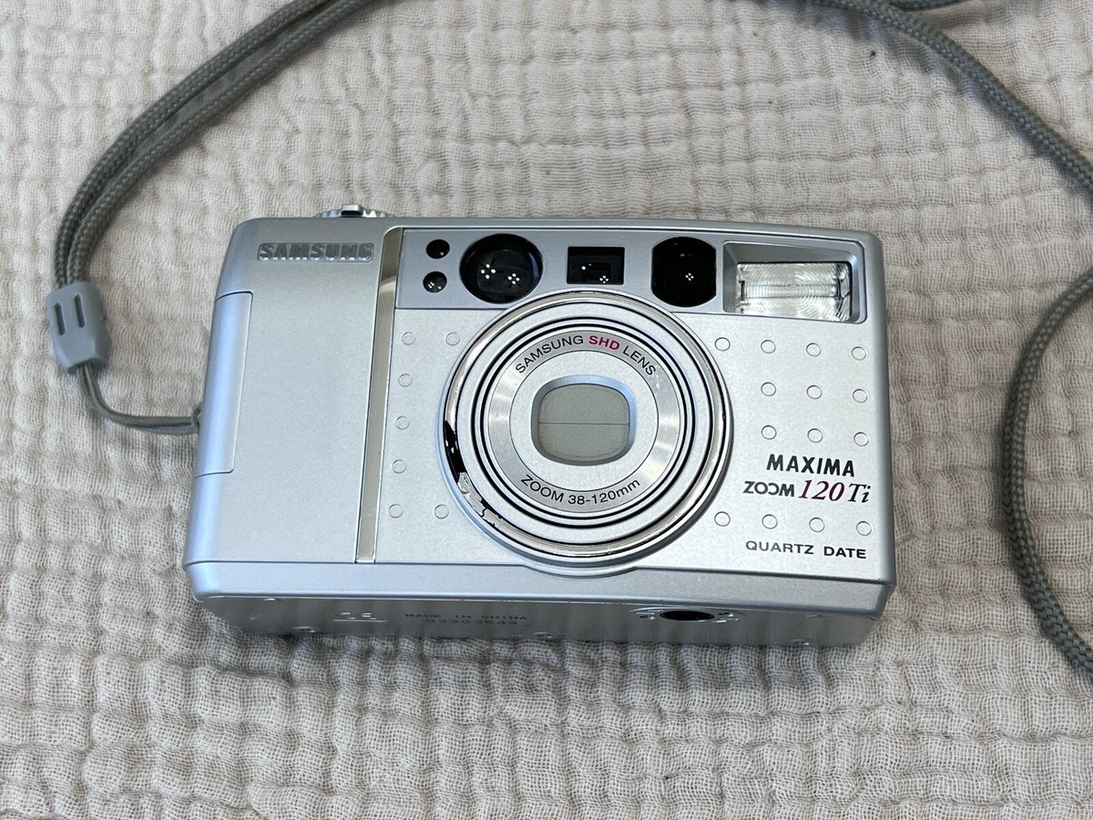 Samsung Maxima Zoom 120 Ti 35mm Film Camera 38-120MM lens Point