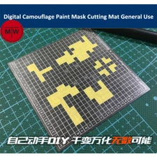 Digital Camouflage Paint Mask Cutting Mat General Use Model Building Tool AJ0080