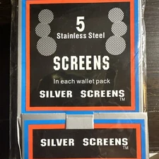 Pipe Screens - Box of 500 Silver Screens for Smoking  - 100 Packs of 5