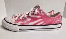 Converse All Stars Junior Size 6 Pink And White Tie Dye New 669212 Shoes