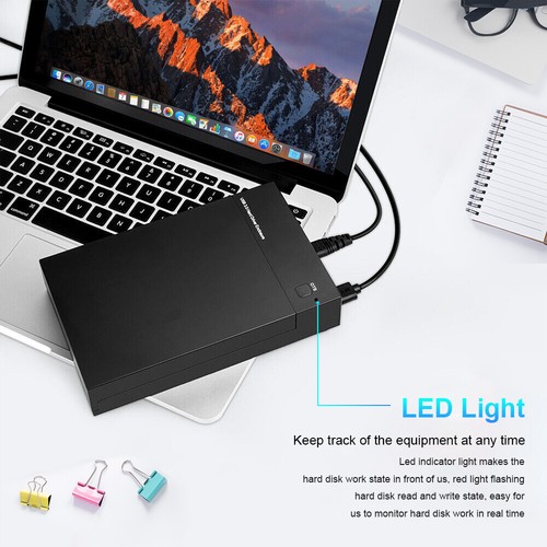 3.5" 2.5 Inch Enclosure Caddy USB 3.0 External Hard Drive Case SATA HDD/SSD AU - Picture 11 of 16
