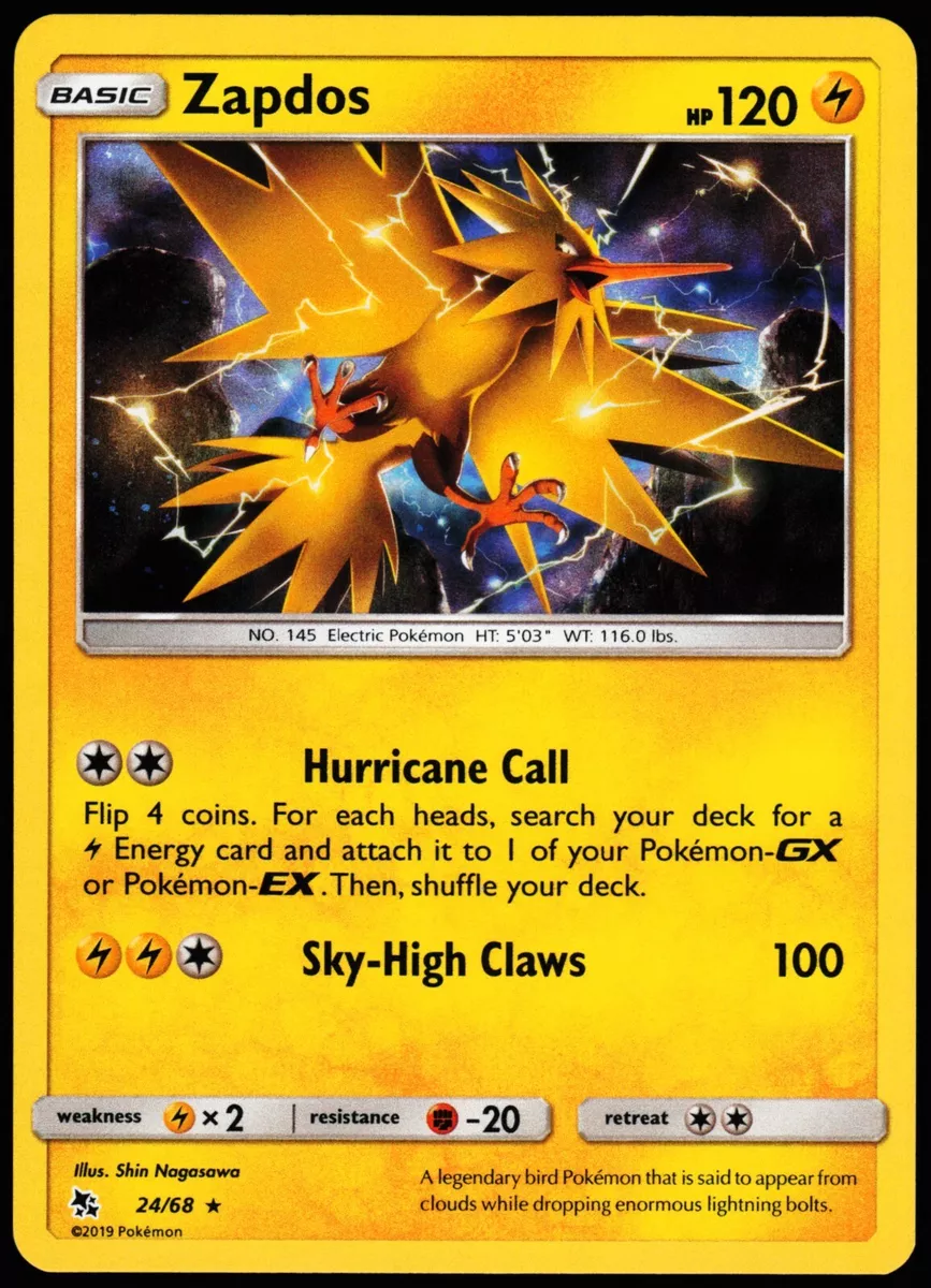 Zapdos #2 Pokemon TCG Original (Nova!)