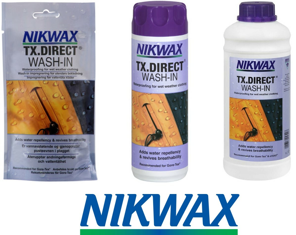 Nikwax TX Direct Wash-In Waterproofing for wet weather clothing