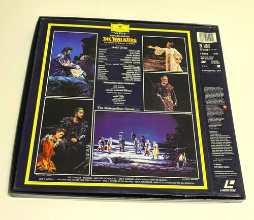 Die Walkure - James Levine - 3 Laser Disc Set - Deutsche Grammophon - 1990 - Imagen 2 de 4