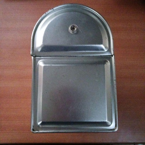 Vintage Coca-Cola Lunch BOX Silver Red Super rare From import Japan - Picture 4 of 12