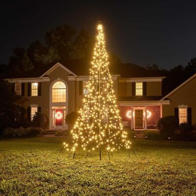 LED Weihnachtsbaum Weihnachts Beleuchtung Lichterbaum Fairybell Ø 2m x 4m Deko