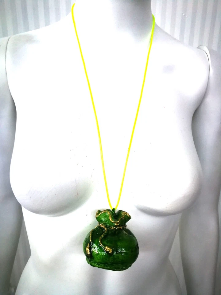 Money Talisman Attraction Wealth Richness Jewelry Necklace Pendant Amulet Charms - Image 4 of 4