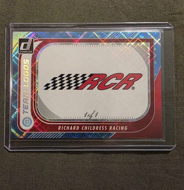 2026 Donruss Racing Richard Childress Racing Team Logos Platinum Diamond 1 of 1