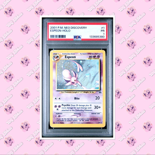 Espeon (Unlimited) graded PSA 1 for sale on eBay