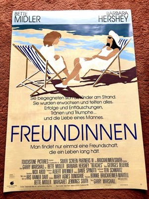 Freundinnen Kinoplakat Poster A1, Bette Midler, Barbara Hershey
