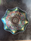 Northwood Wishbone Pattern Amethyst Bowl