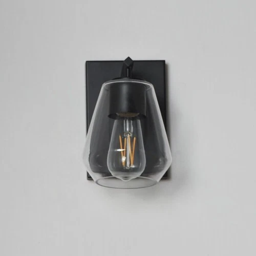 Maxim Lighting 21331CLBK Geode Wall Sconce Wall Light in Black - Picture 2 of 4