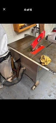Cast iron Sip wood table saw brilliant condition with dust extractor - Image 1 of 4