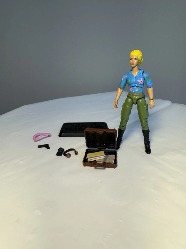 "Risas de cubierta profunda personalizadas GI Joe 25th 50th hembra 1:18 por Barbincito 3,75""" Foto 3 de 4