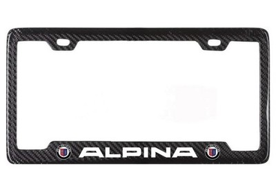 BMW Alpina 100% Real Carbon Fiber License Plate Frame