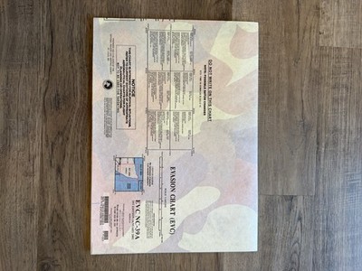EVC NC-39A, Somalia, Evasion Chart Map, Latest Edition, Brand New