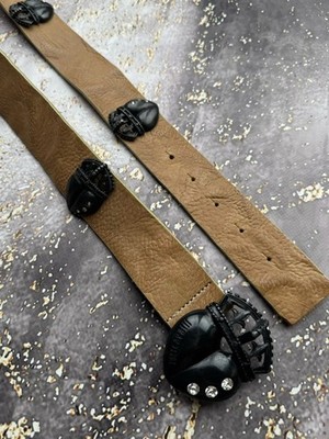 Just Cavalli Vintage Leather Belt Women's One Size