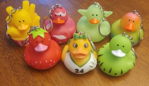 Rubber Duck Keychains great gift for Giveaways and Holidays