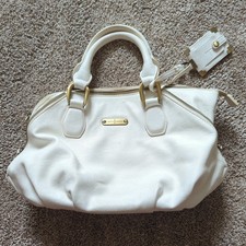 Vintage Jasper Conran Handbag Bag Soft Body Off White Cream