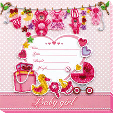Bead Embroidery Kit "Metric for a girl" Stitching Handmade Beadwork