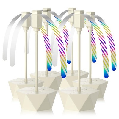 Grete Gotye Portable Battery Powered Fly Fans for Tables Up to 15 Hours Worki...