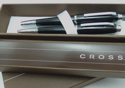 Cross Bailey Hargreaves Lansdowne Füllfederhalter Set, CT, M Stahlfeder, Box *NEUWERTIG*