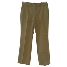 Talbots Petite Heritage Legion Green Straight Leg Trouser Pant 8P