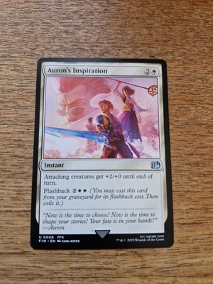 AURON'S INSPIRATION U 0008 MAGIC CARD MTG FINAL FANTASY EN NM
