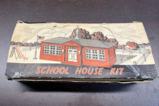Plasticville O Scale 1950's School House Kit SC-4 in Original Box