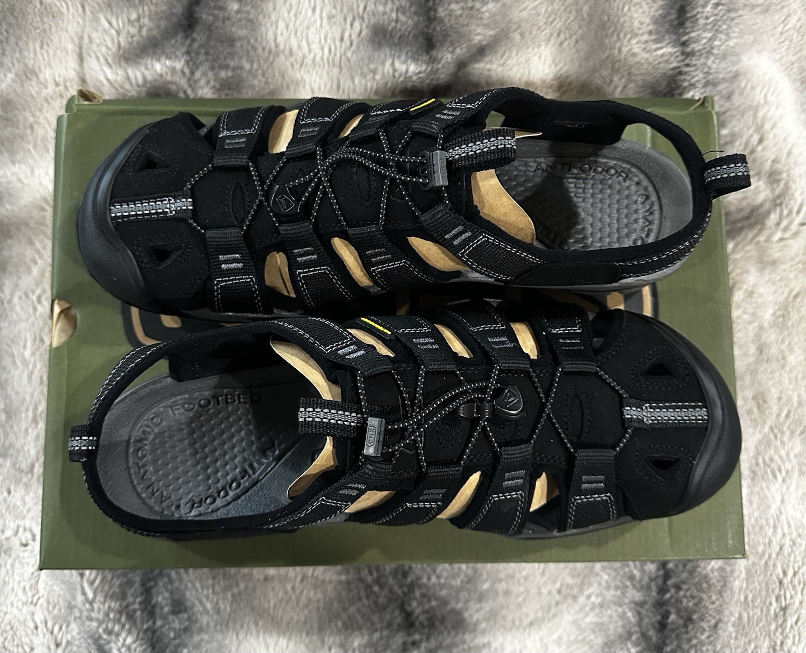 KEEN CLEARWATER CNX Sandalo Uomo Nero 9 5