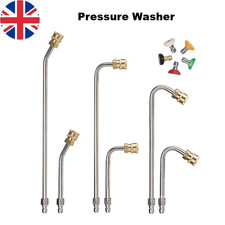 Pressure Washer Wand Extension Lance Rod 1/4" Quick Connect 4000 PSI UK
