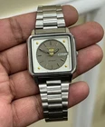 Vintage Seiko 5 Automatic 6309 Square Case Men's Wristwatch Day Date Japan