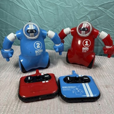 Sharper Image Robo Rage Remote Control TwoPlayer Robot Fighting Set Tested Works