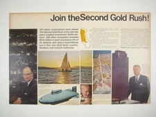 Vintage PG&E Second Gold Rush Ad Northern California 2 Page AD MOD Home Decor