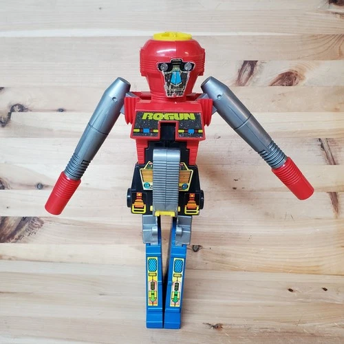 Vintage 1980s Arco Gobots Rogun Robot Transformer Double Barreled Cap/Rifle