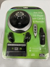 Durabrand Portable CD Player CD-895 with Car Kit and Remote Cassette Adaptor New