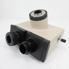 OLYMPUS TRINOCULAR HEAD WITH 1x C-MOUNT ADAPTER FOR BH-2 MICROSCOPE - BH2-TR30