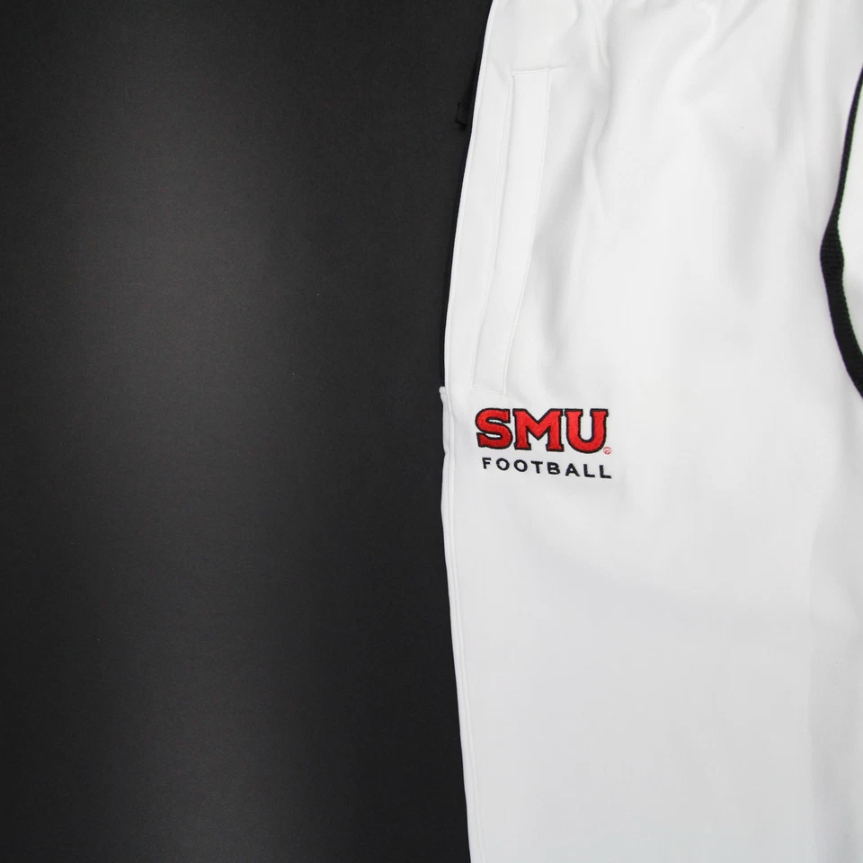 Pantalones deportivos SMU Mustangs Nike Therma-FIT para hombre blancos nuevos Foto 2 de 4