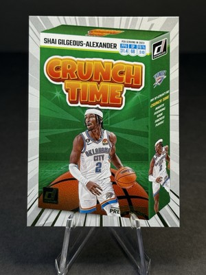 Shai Gilgeous-Alexander 2023-2024 Donruss CRUNCH TIME #13 Press Proof Gold SP