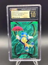 Disney Kakawow Aura Pinocchio Jiminy Cricket 2025 8/25 #AD-IGR-102 CGC 10 Prist