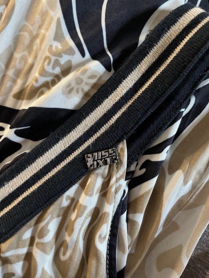 Mini Vestido Miss Sixty Estampado Gráfico Euro Y2K Baddie Hecho en Italia XS Foto 2 de 4