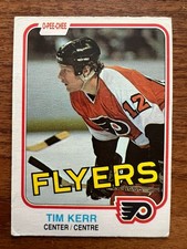 Tim Kerr ROOKIE CARD 1981-82 O-Pee-Chee Hockey #251 (A) RC. rookie card picture