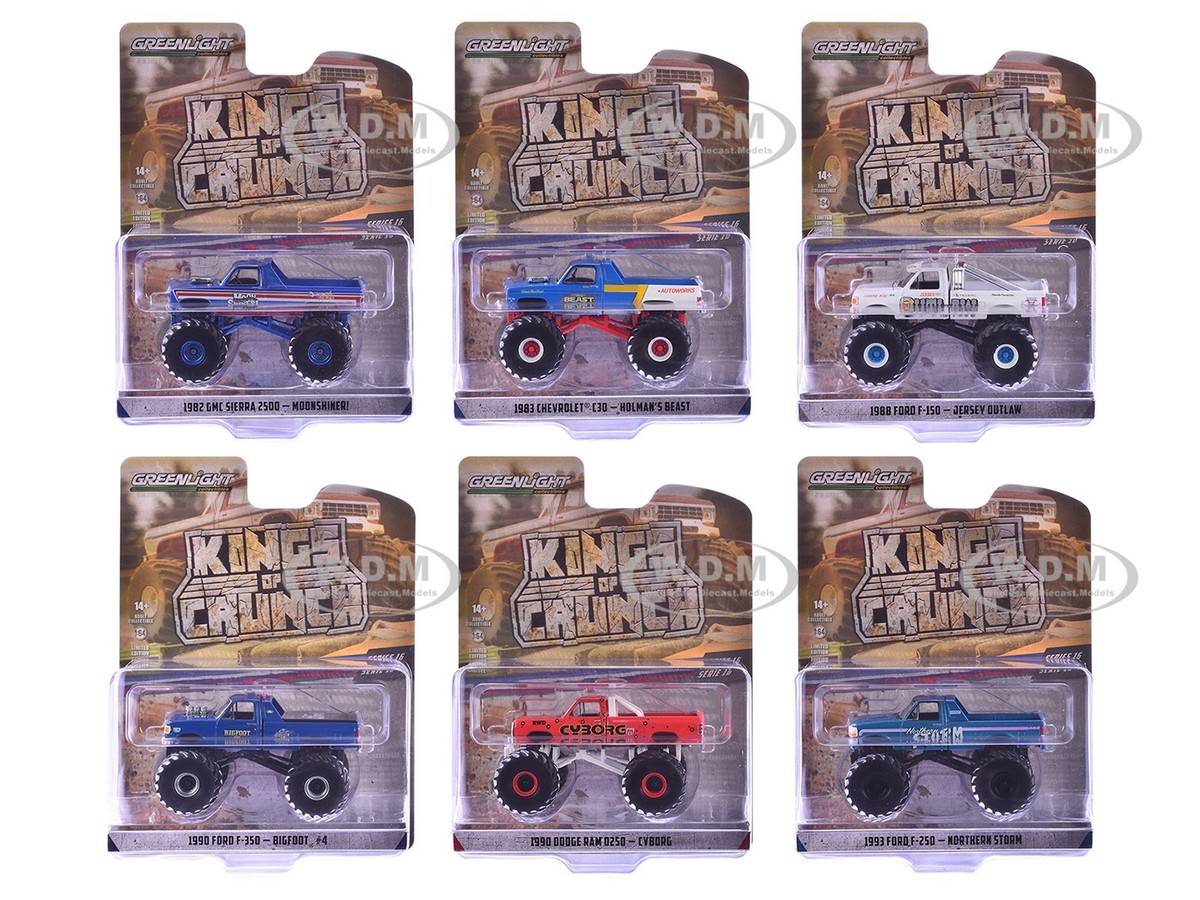 クレイジー・チルドレン・キング　No.16 KINGS OF CRUNCH SERIES 16 SET OF 6 PCS 1/64 DIECAST MODELS