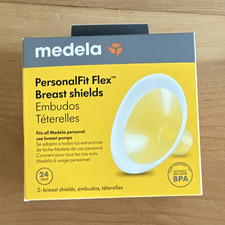 Medela PersonalFit Flex Breast Shields 24mm, 2-Pack, fits all Medela pumps