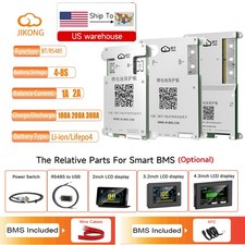 JK Smart BMS 4S-8S 100A-300A Li-ion LiFePo4 in 1A-2A Active Balance BT/RS485 lot
